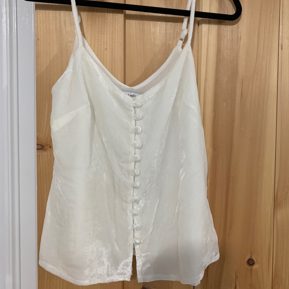 Nordstrom’s cashmere velvet tank top
